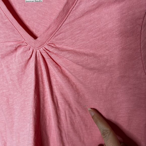 Carhartt Long Sleeve T-Shirt V-Neck Light Pink Base Layer Women's Size Medium - Picture 7 of 12